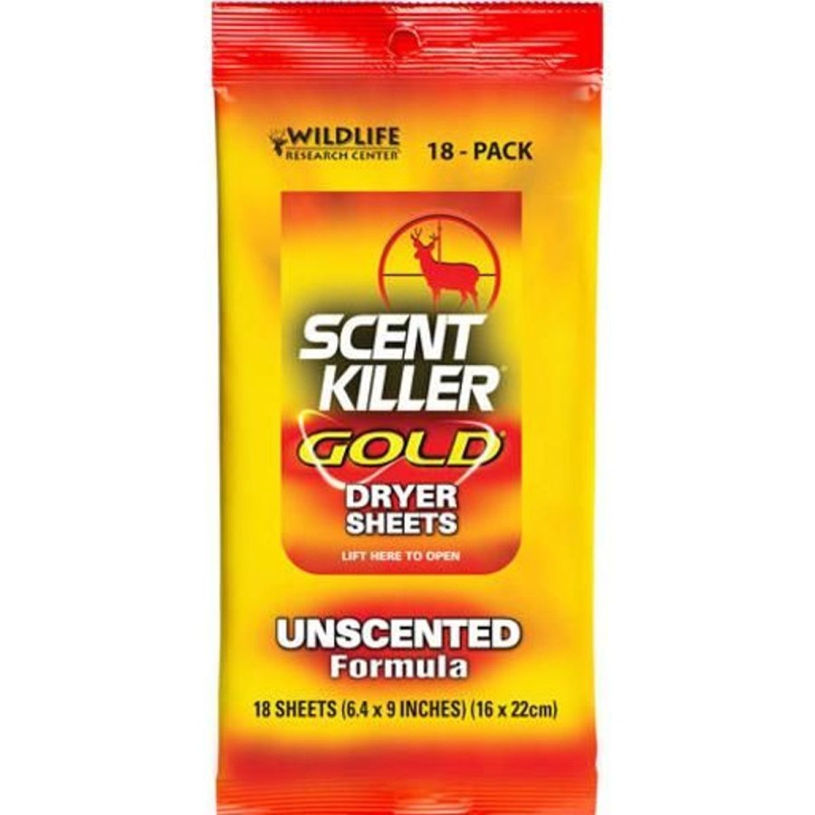 Hunting Wildlife Research | Wildlife Research Scent Killer Gold Dryer Sheets