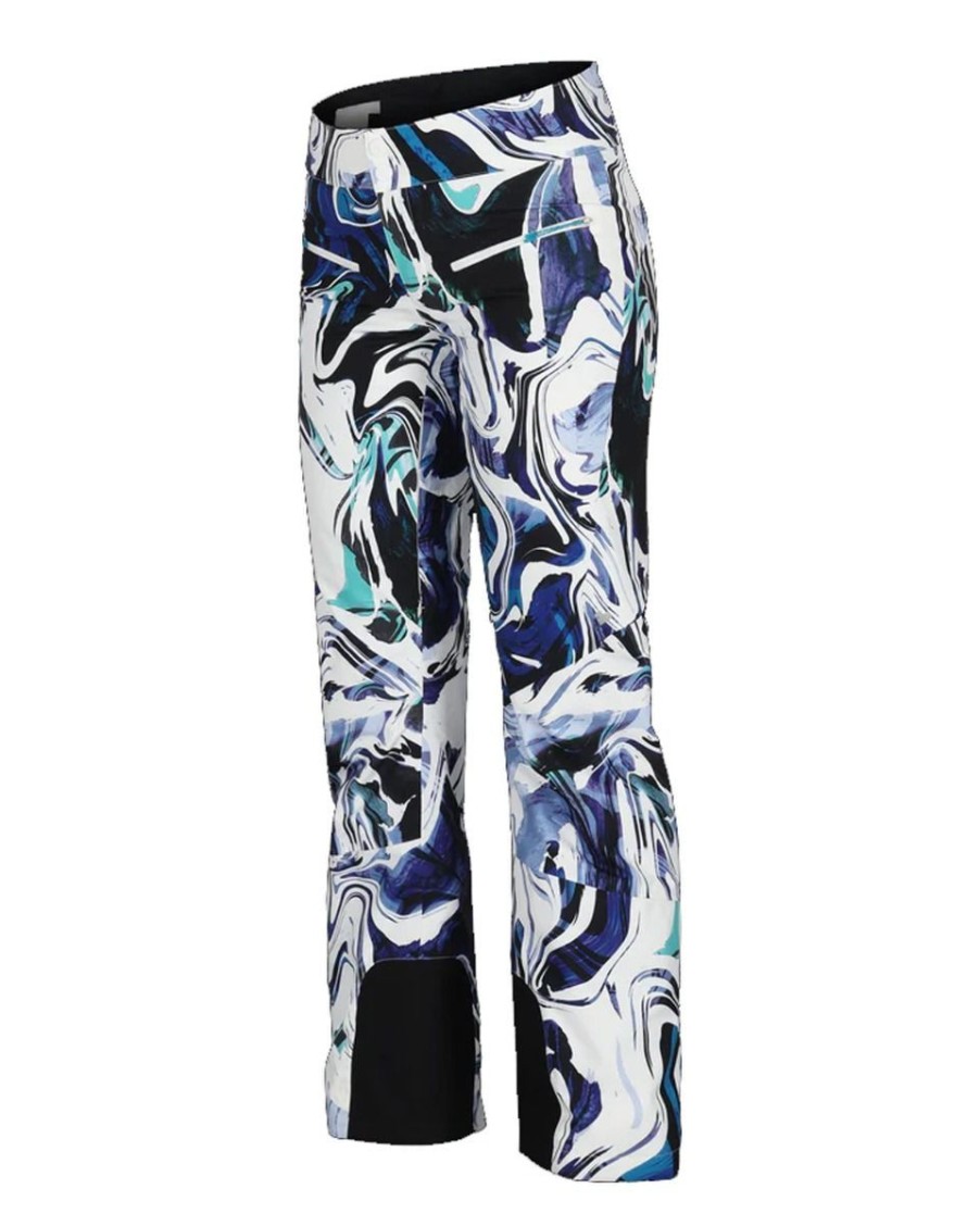 Snow Sports Obermeyer | Obermeyer Women'S Printed Bliss Pant Glacier Melt