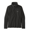 Clothing Patagonia Sweaters | Patagonia Women'S Micro D 1/4 Zip - Black