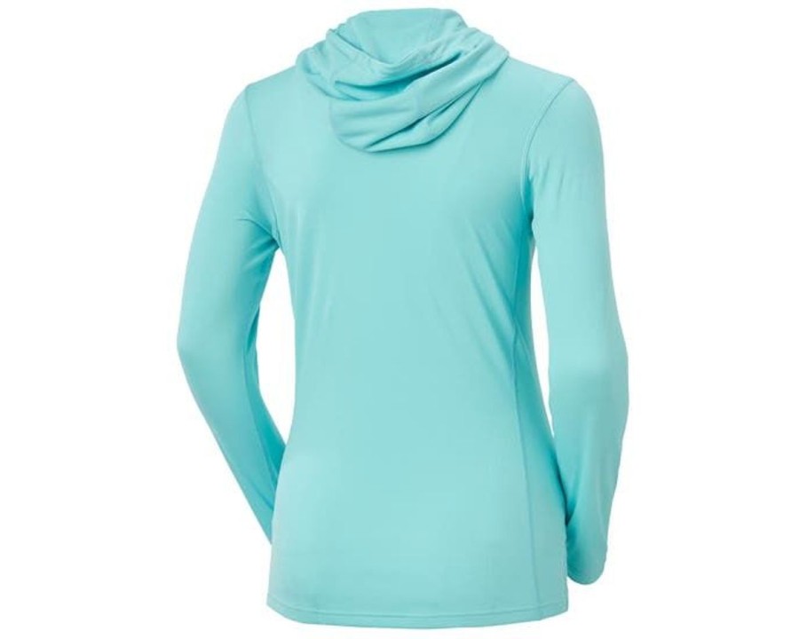 Clothing Helly Hansen Sweaters | Helly Hansen W Hh Lifa Active Solen Hoodie - Glacier Blue