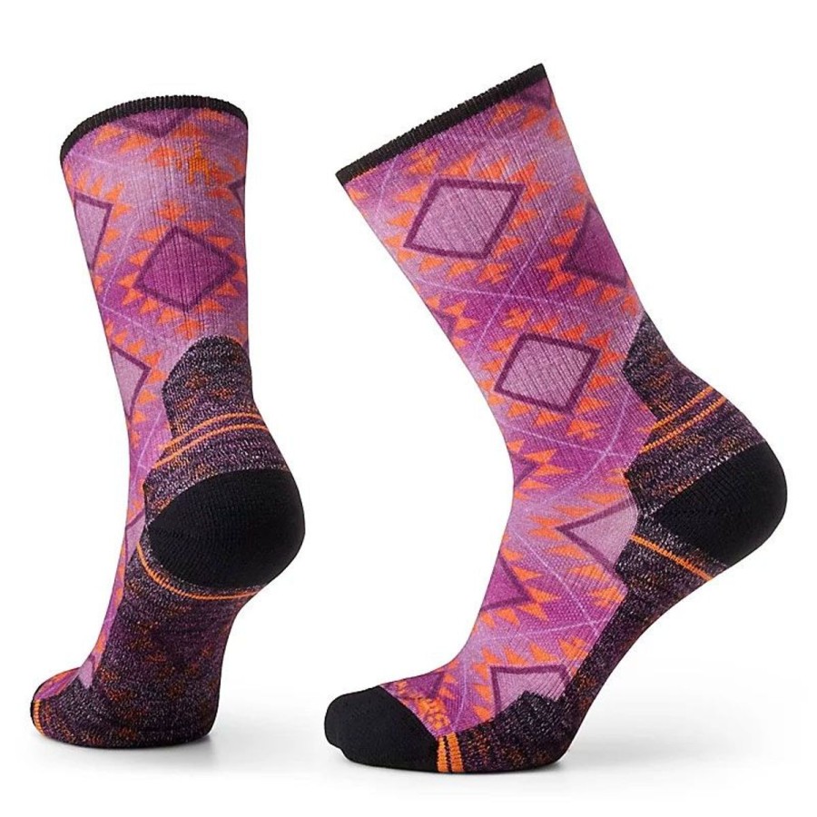 Footwear Smartwool Women'S Socks | Smartwool Womens' Hike Light Cushion Southwest Crew Meadow Mauve