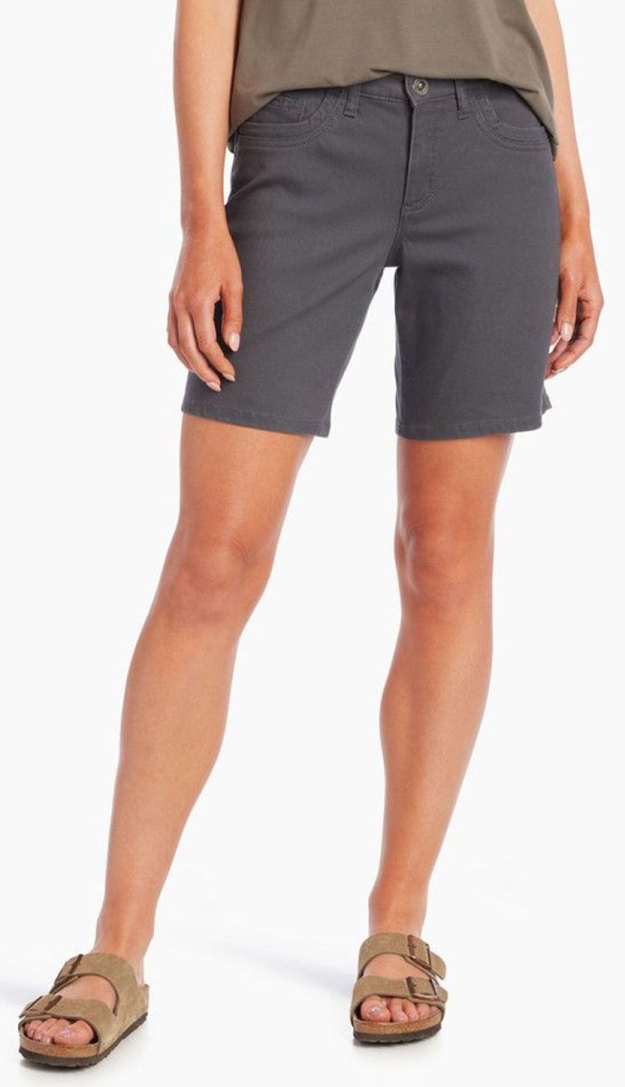 Clothing Kuhl Shorts & Capris | Kuhl Women'S Kontour 8'' Shorts - Pavement