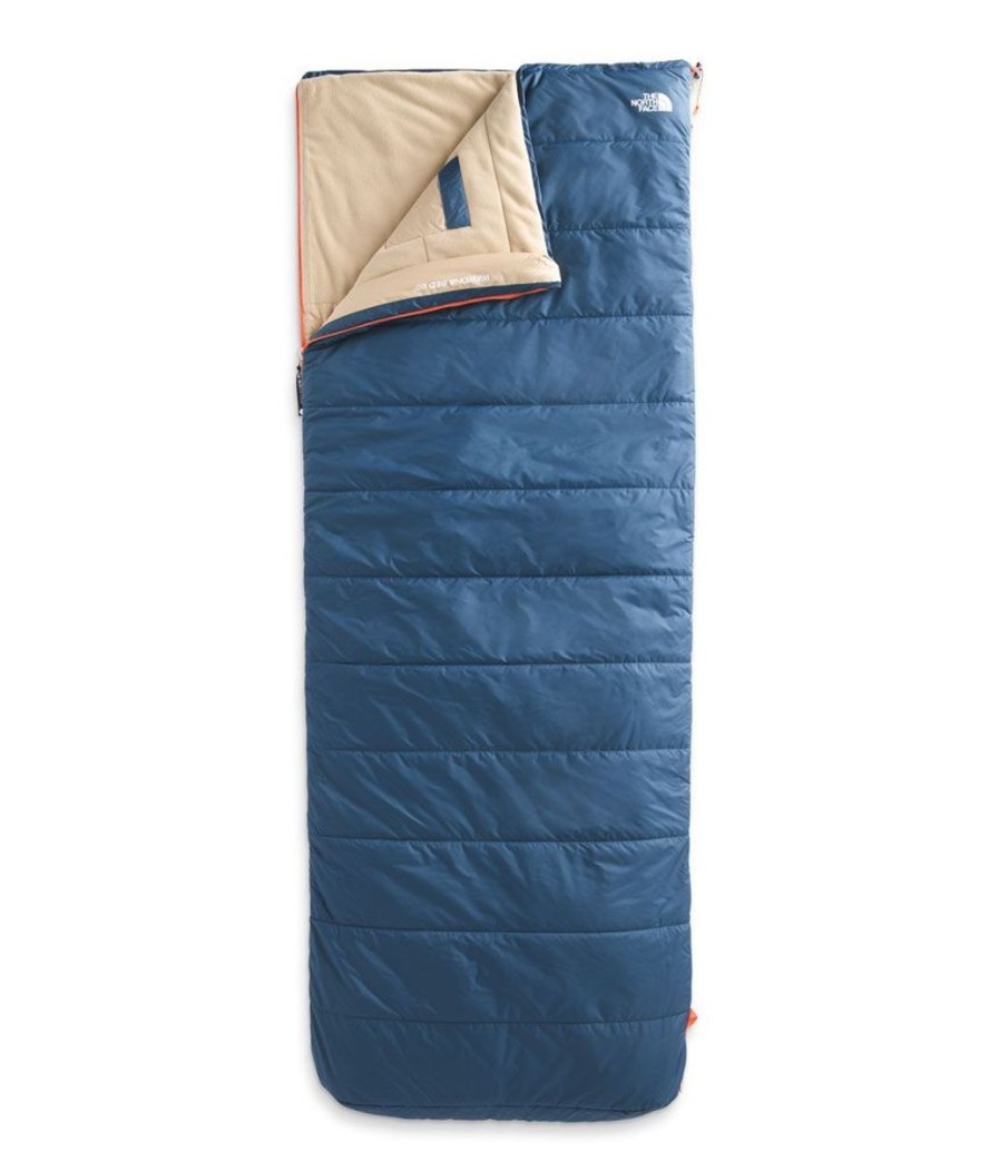 Camping The North Face Sleeping Bags | The North Face Wawona Bed 20 Sleeping Bag Regular - Shady Blue