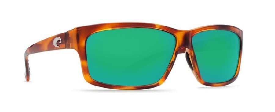 Clothing Costa Del Mar | Costa Del Mar Cut 580G Sunglasses - Honey Tortoise/Green Mirror