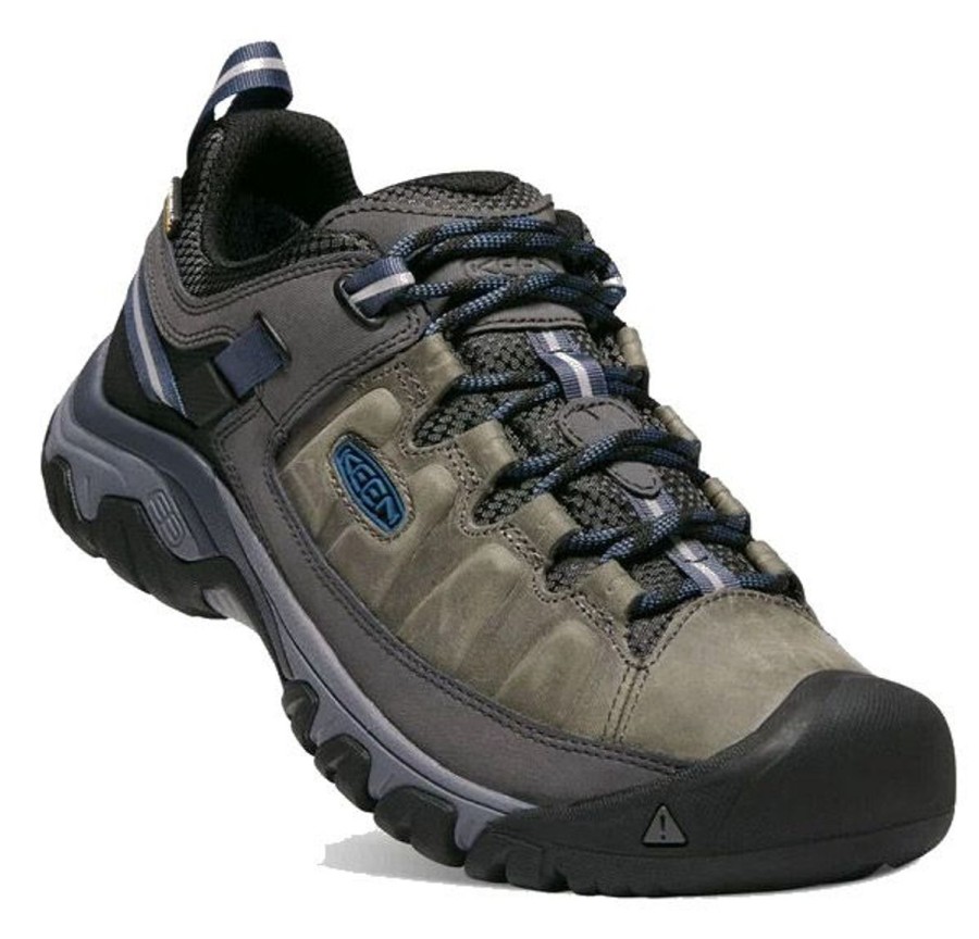 Footwear Keen Men'S Hiking Shoes | Keen Men'S Keen Targhee Iii Waterproof - Steel Grey/Captain'S Blue