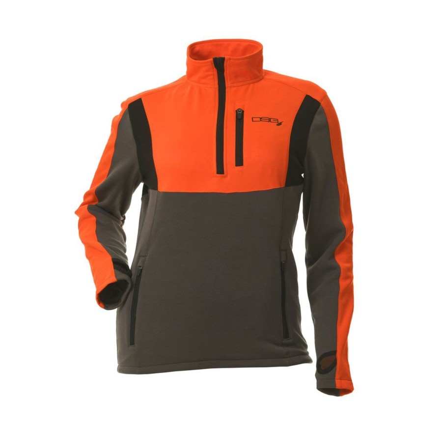 Hunting DSG Outerwear | Dsg Outerwear Women'S Upland Performance Fleece - Blaze Orange/Stone Grey