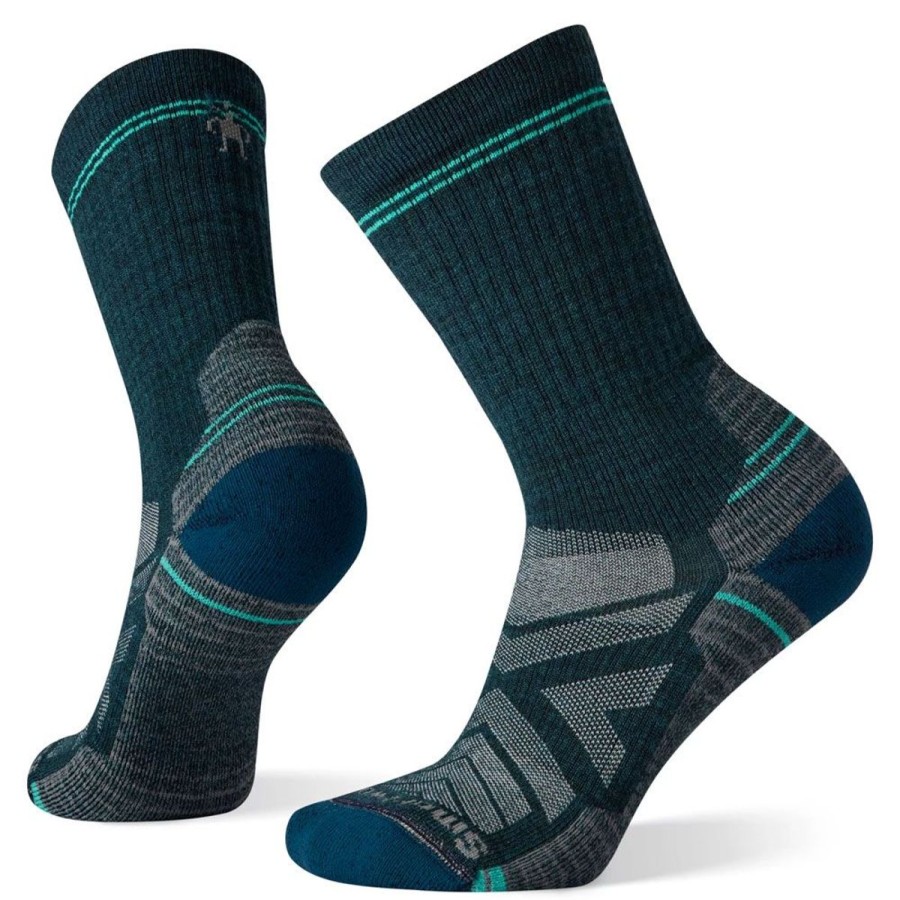 Footwear Smartwool Women'S Socks | Smartwool Womens' Hike Light Cushion Crew Sock - Twilight Blue