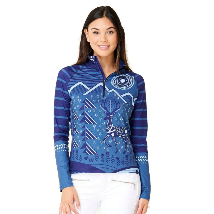 Clothing Krimson Klover Baselayers | Krimson Klover Womens' Martina Baselayer Top Navy