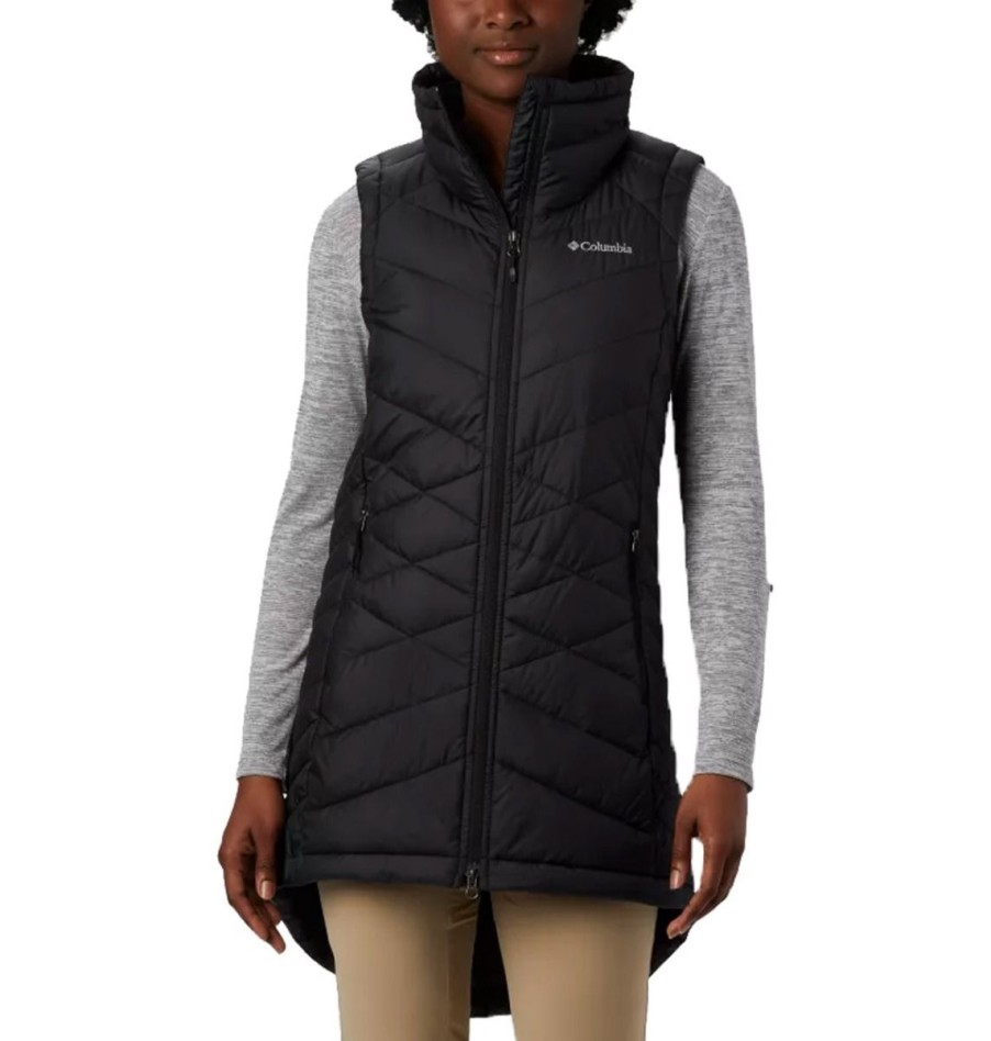 Clothing Columbia Vests | Columbia Women'S Heavenly Long Vest Black