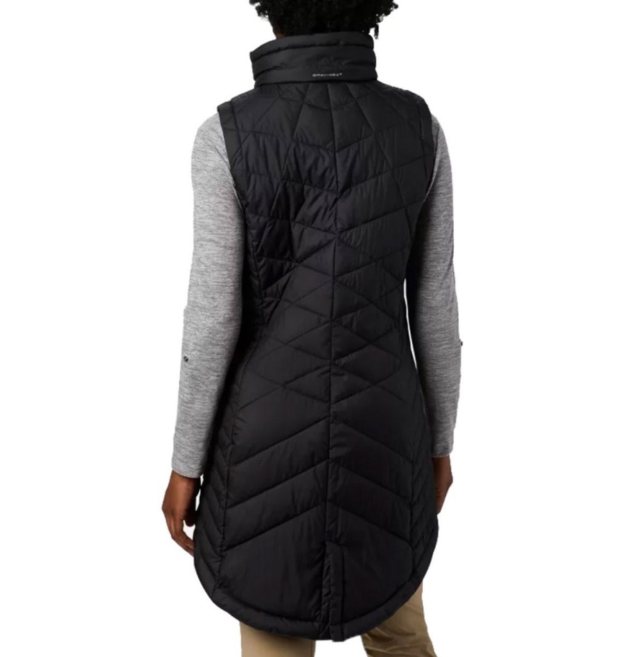 Clothing Columbia Vests | Columbia Women'S Heavenly Long Vest Black