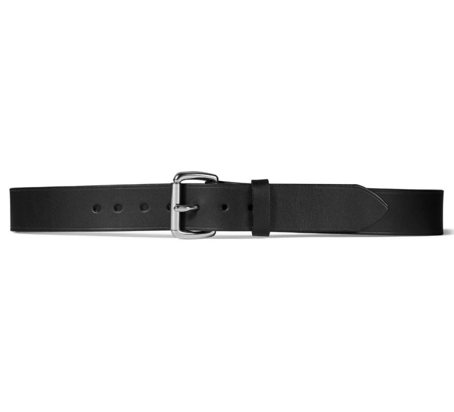 Clothing Filson Accessories | Filson 1-1/2" Bridle Leather Belt - Black