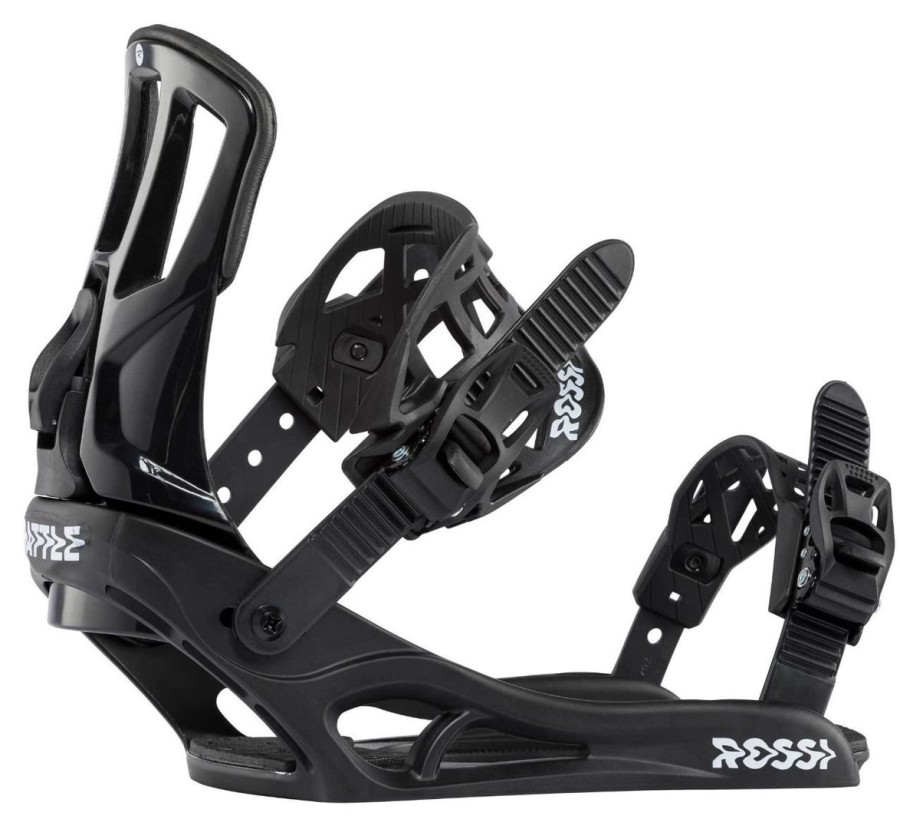 Snow Sports Rossignol Snowboard Bindings | Rossignol Battle B&W Snowboard Bindings S/M