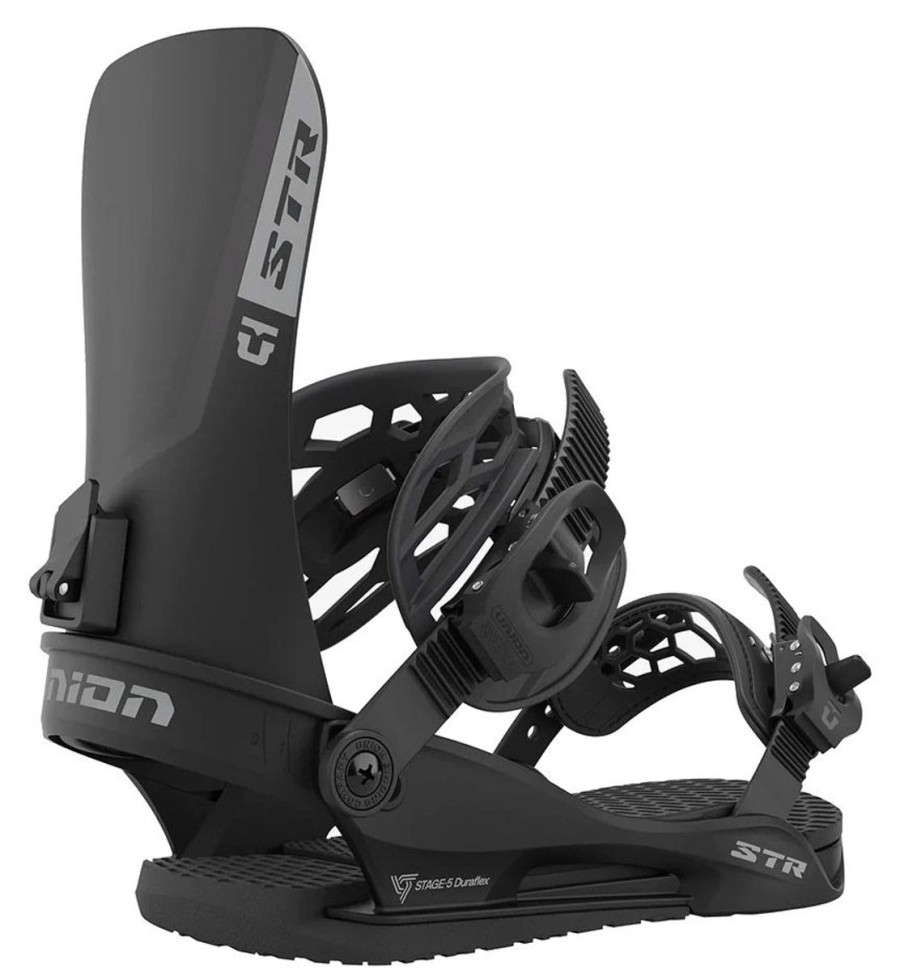 Snow Sports Union Snowboard Bindings | Union Str Snowboard Bindings 22/23 Black