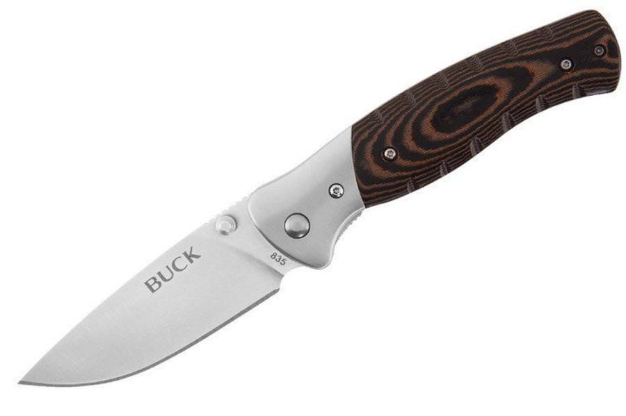 Camping Buck Knives Knives | Buck Knives Sm Folding Selkirk Knife