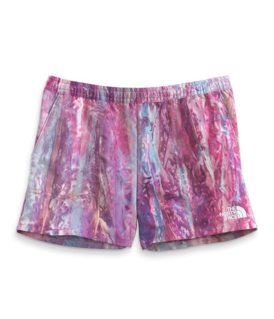 Clothing The North Face Girls' Clothing | The North Face Girls' Print Amphibious Class V Short - Wisteria Purple