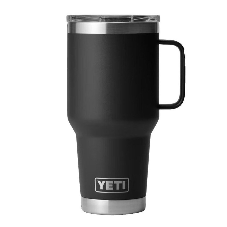 Camping Yeti | Yeti Rambler Travel Mug Black