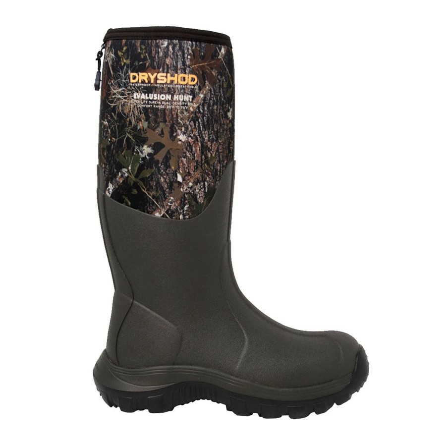 Footwear Dryshod Men'S Hunting Boots | Dryshod Men'S Evalusion Hunt -20°F - Camo/Bark