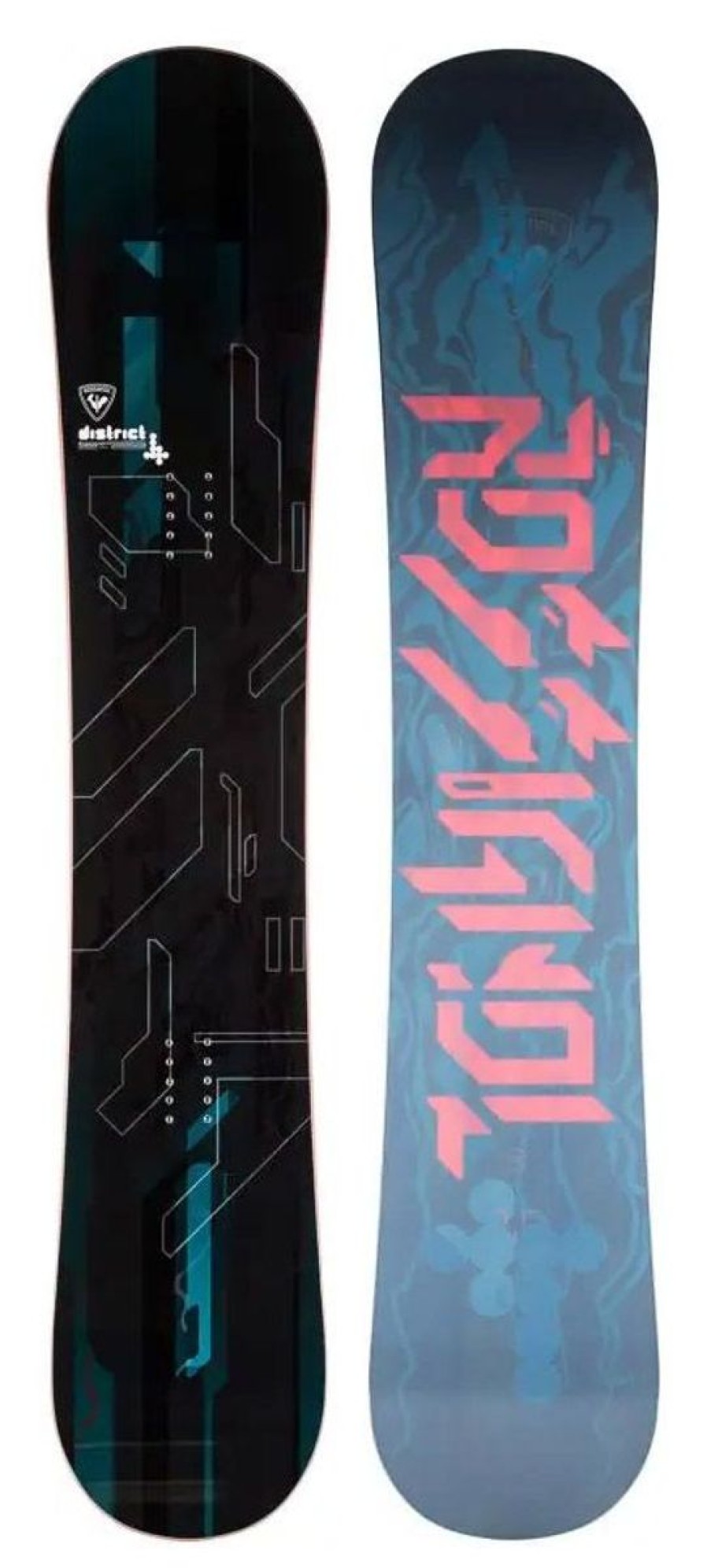 Snow Sports Rossignol Snowboards | Rossignol District Black Wide Snowboard 22/23