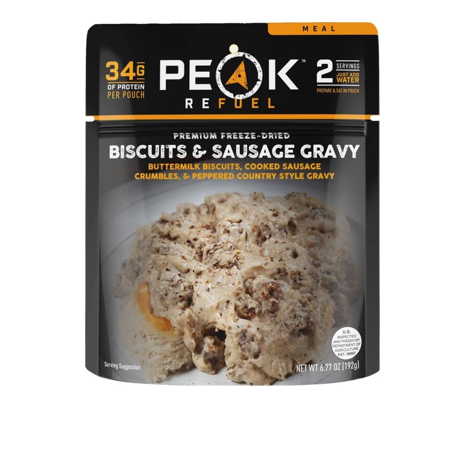 Camping Peakrefuel Camp Food | Peakrefuel Biscuits & Sausage Gravy