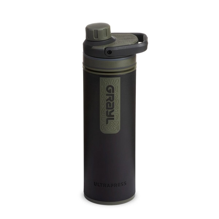 Camping Grayl Cookwear | Grayl Ultrapress Purifier Bottle Camp Black