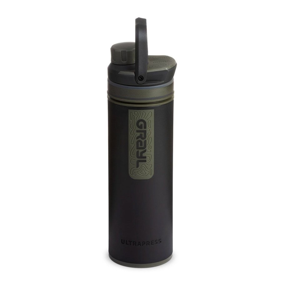 Camping Grayl Cookwear | Grayl Ultrapress Purifier Bottle Camp Black