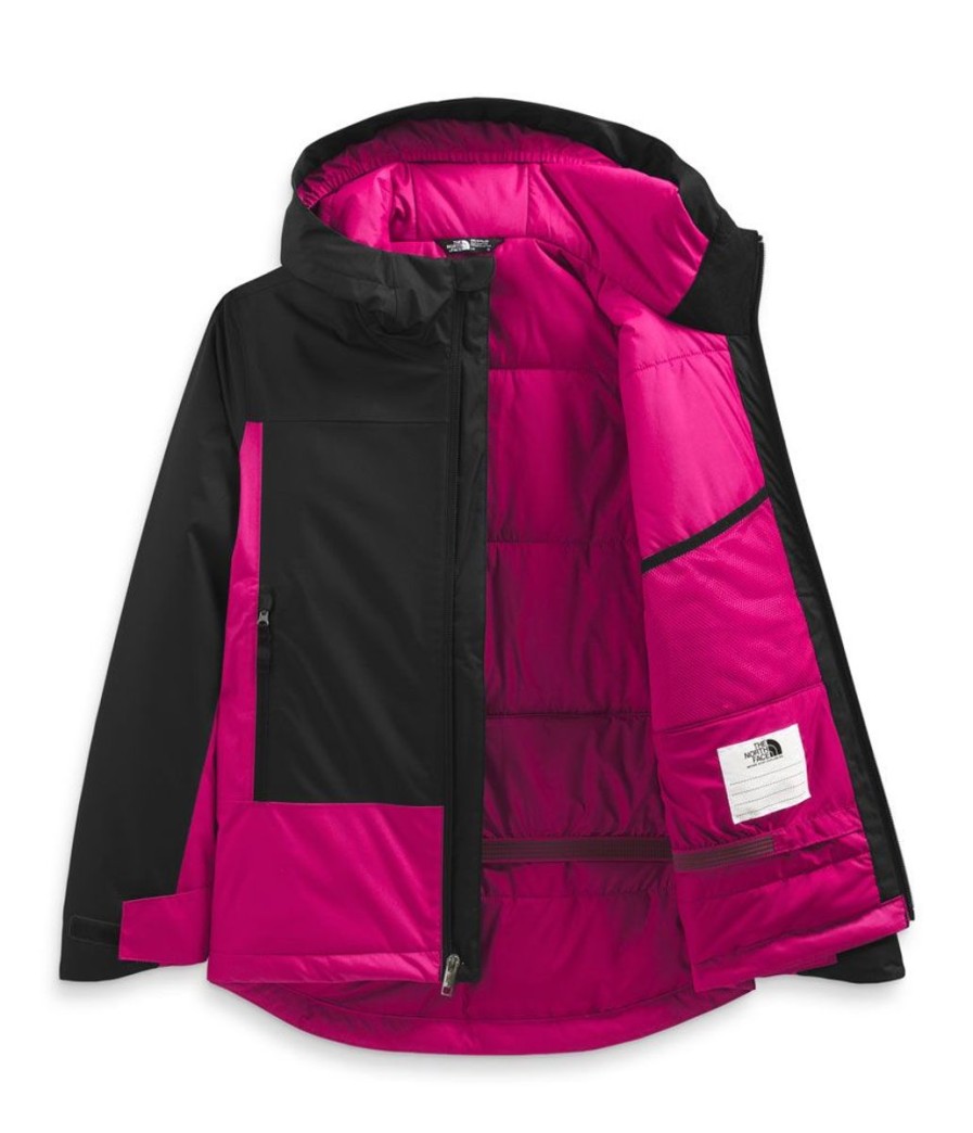 Clothing The North Face Girls' Clothing | The North Face Girl'S Freedom Insulated Jacket - Fuchsia Pink