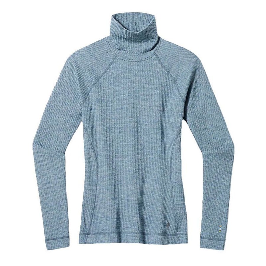 Clothing Smartwool Shirts | Smartwool W Merino Rib Turtleneck Lead Heather