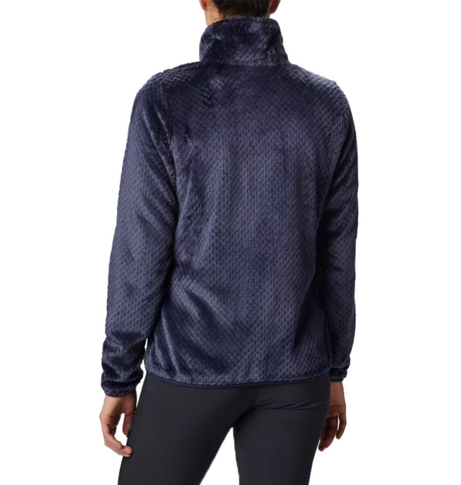 Clothing Columbia Jackets | Columbia Women'S Fire Side Ii Sherpa Full Zip Fleece - Dark Nocturnal