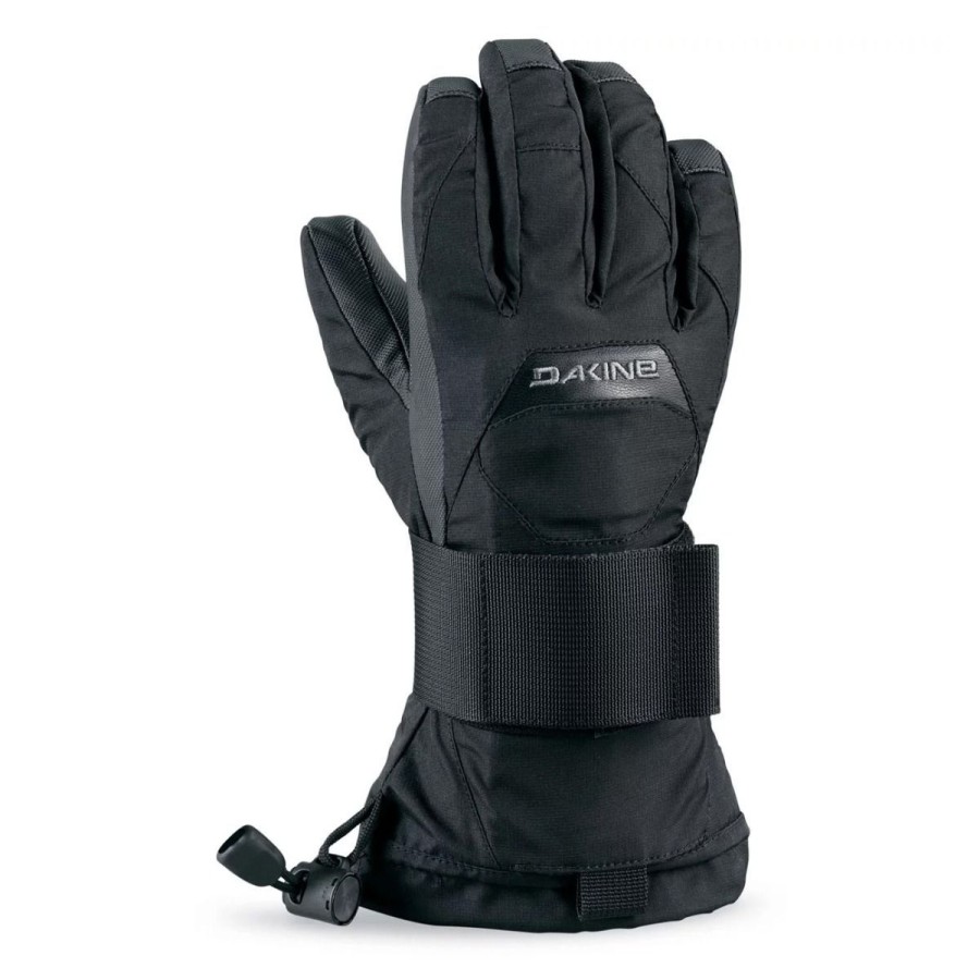 Clothing Dakine Kids' Accessories | Dakine Youth Wrist Guard Glove - Black