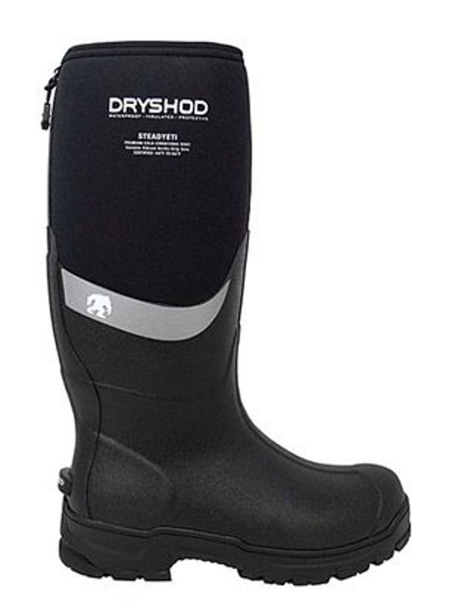 Footwear Dryshod Men'S Winter Boots | Dryshod Men'S Dryshod Steadyeti Hi Ag -50F - Black