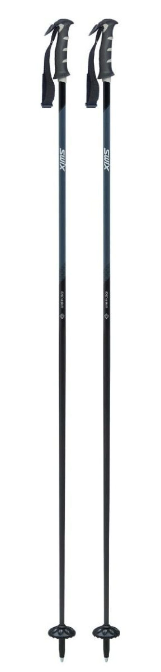 Snow Sports Swix Downhill Ski Poles | Swix Excalibur Dark Ski Poles