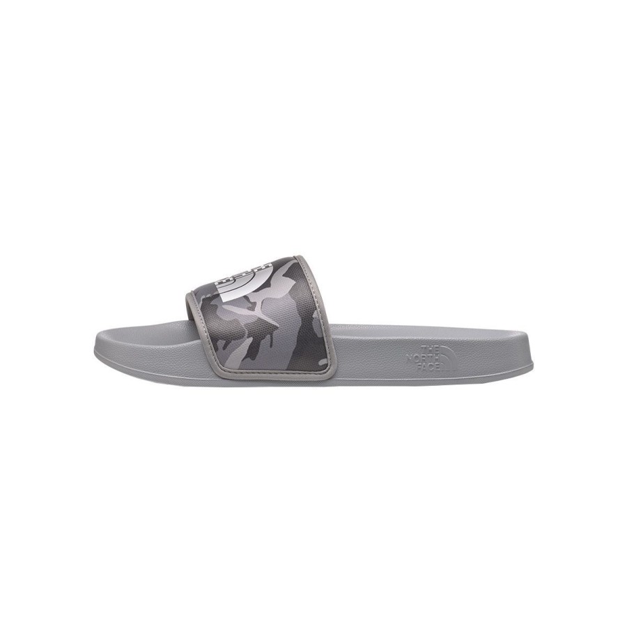 Footwear The North Face | The North Face Men'S Base Camp Slides Iii - Grey Camo/Meld Grey